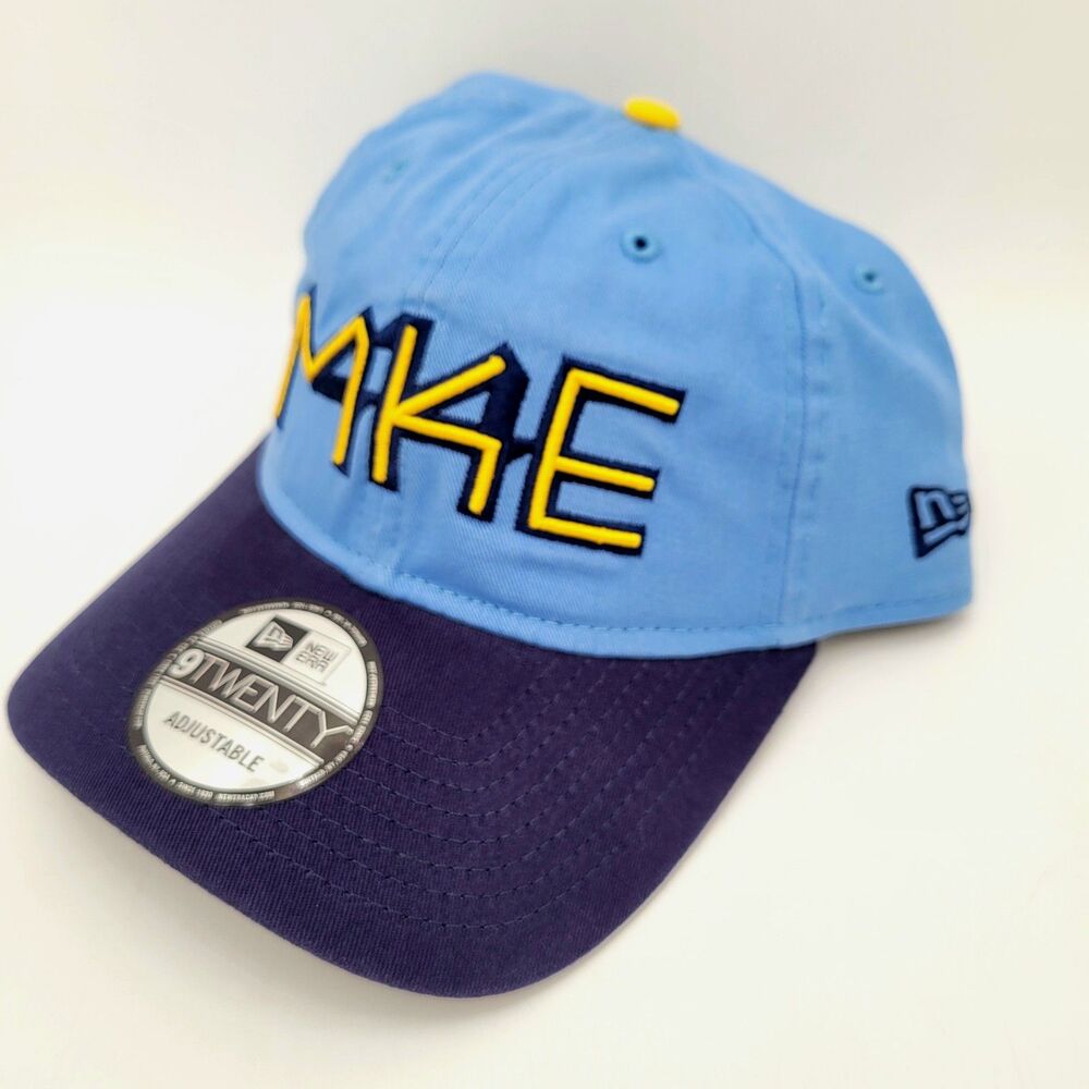 New Era Milwaukee Brewers 2022 City Connect 9TWENTY Powder Blue Adjustable Hat